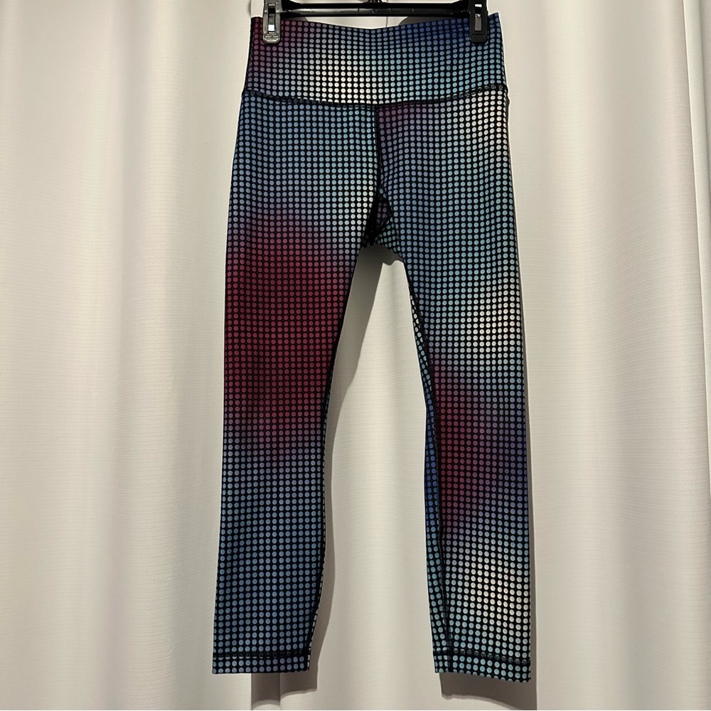 Colorful women’s Lululemon Wunder Under Pant III Full On Luon Size 8